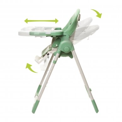 4Baby highchair DECCO green 1