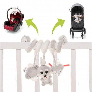 4Baby toy spiral for stroller rabbit R07 2