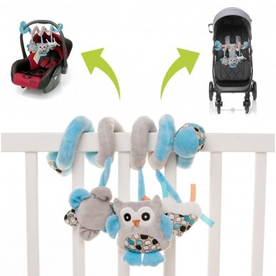 4Baby toy spiral for stroller owl OB07 2