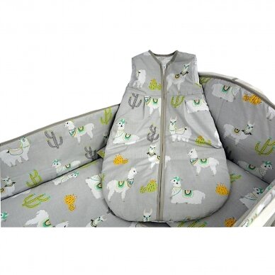 Ankras sleeping bag for babies 68-74 lama grey