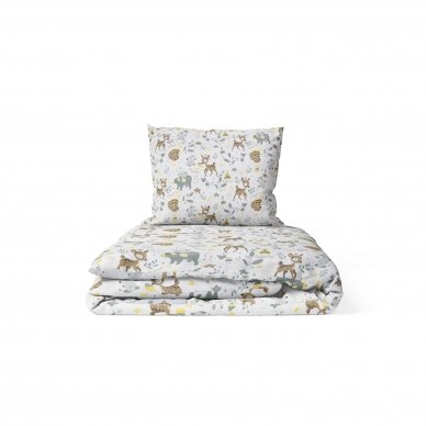 Ankras 2pcs bedding set 135/100 40/60 deer