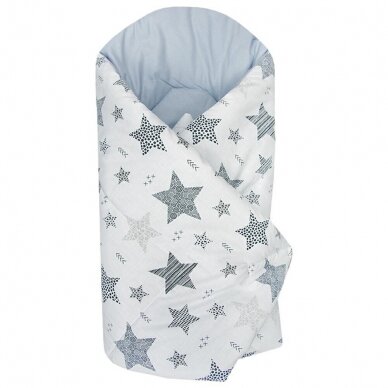 Ankras wrap blanket 80/80 stars large white