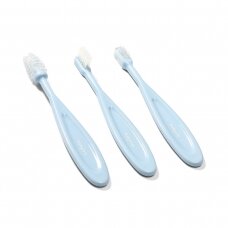 Babyono toothbrushes 3 pcs blue 550/01