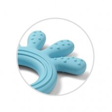 Babyono silicone teether OCTOPUS blue 826/03