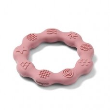 Babyono Silicone teether RING pink 825/02