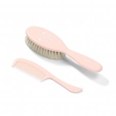 Babyono super soft hair brush. Natural, super soft bristle pink 568/04