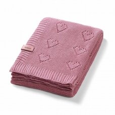 Babyono bamboo knitted blanket pink 1478/01