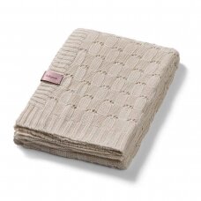 Babyono bamboo knitted blanket beige 1479/03