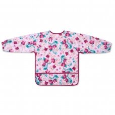 BabyOno sleeved bib, flowers, 1476/01