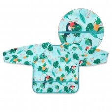 BabyOno sleeved bib, a parrot, 1476/02