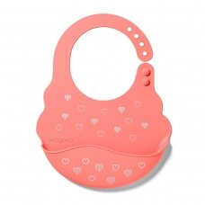 Silicone bib with adjustable clasp 829/04