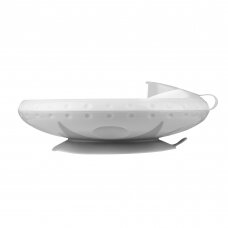 Babyono food temperature maintaining suction bowl grey 1070/03