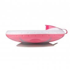 Babyono food temperature maintaining suction bowl pink 1070/02