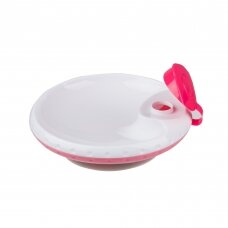 Babyono food temperature maintaining suction bowl pink 1070/02