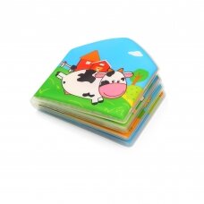 WILD ANIMALS squeaky bath book!