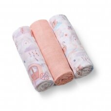 BabyOno muslin diapers pink 348/11