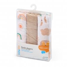 BabyOno muslin diapers, rudas, 348/08