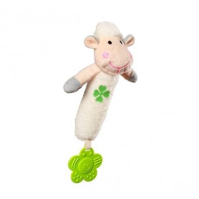 SWEET LAMBIE squeaky toy with a teether 606 2