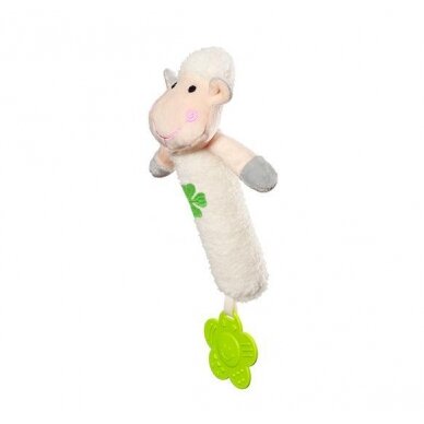 SWEET LAMBIE squeaky toy with a teether 606 3