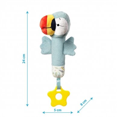 Squeaky Toy with Teether TOUCAN TITI, 1430 5