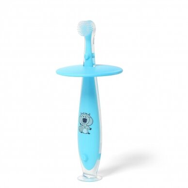 Babyono suction baby toothbrush blue 551/03