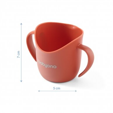 Ergonomic training cup FLOW, pink 1463/02 2