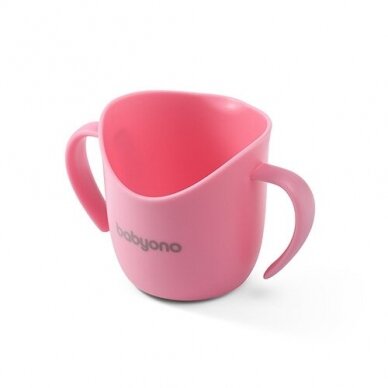 Babyono Ergonomic training cup pink FLOW 1463/04