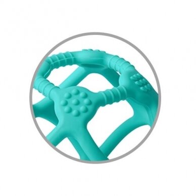 BabyOno ORTHO teether turquoise 489/05 2