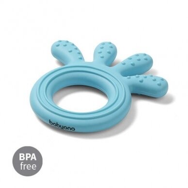 Babyono silicone teether OCTOPUS blue 826/03 2