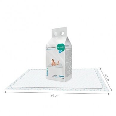 Babyono underpads, 20 pcs, 40x60cm 513/20 3