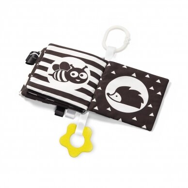 BabyOno lavinamoji knygelė Black & White gyvūnai 542 5