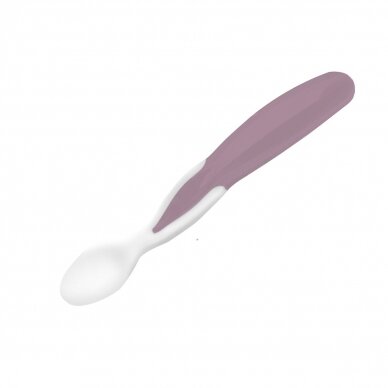 Two-chamber baby bowl with spoon 1067/02, pink 4