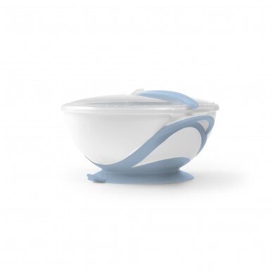 BabyOno baby suction bowl with spoon, blue, 1063/05 2