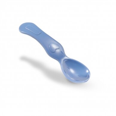 Baby suction bowl with spoon, blue, 1077 4