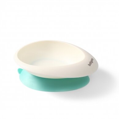 Baby suction bowl with spoon, mint, 1077/03 1