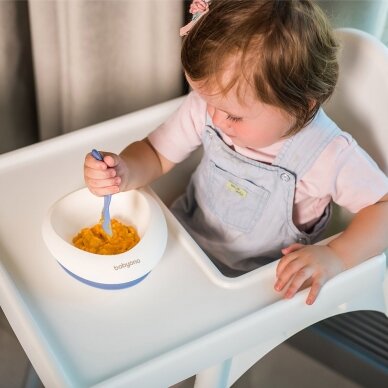 Baby suction bowl with spoon, pink, 1077/02 2