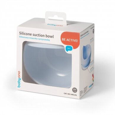 Babyono silicone suction bowl blue 1481/01 2