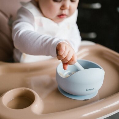 Babyono silicone suction bowl blue 1481/01 5