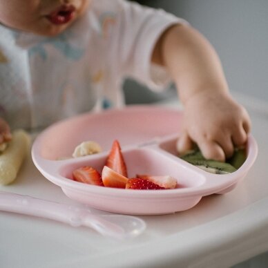 Babyono lėkštutė silikoninė neslystanti rožinė 1482/02 4