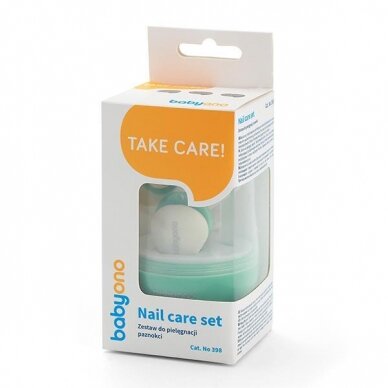 BabyOno nail care set mint, 398/01 3