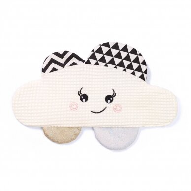 Babyono flat cuddly toy blinky cloud blink & smile 1534