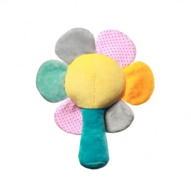 BabyOno RAINBOW FLOWER baby rattle 609 1