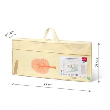 Babyono educational XPE foam mat 180x200 cm 1480 5