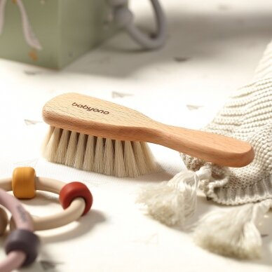 Brush with natural wooden bristles 799 2