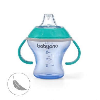 BabyOno non-spill cup with hard spout 180ml NATURAL NURSING, 1456/01 4