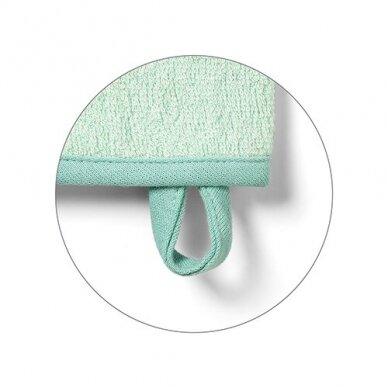 Babyono bamboo baby wash mitt green 787/03 2