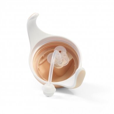 Babyono sippy cup with weighted straw brown 1464/04 2