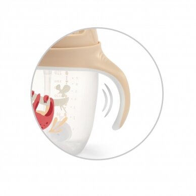 Babyono sippy cup with weighted straw brown 1464/04 5