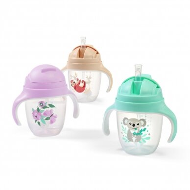 Babyono sippy cup with weighted straw brown 1464/04 9