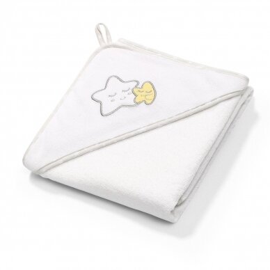 TERRY Hooded Towel 100×100 cm white 142/07